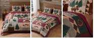 Greenland Home Fashions Moose Lodge Quilt Set, 3-Piece Full - Queen